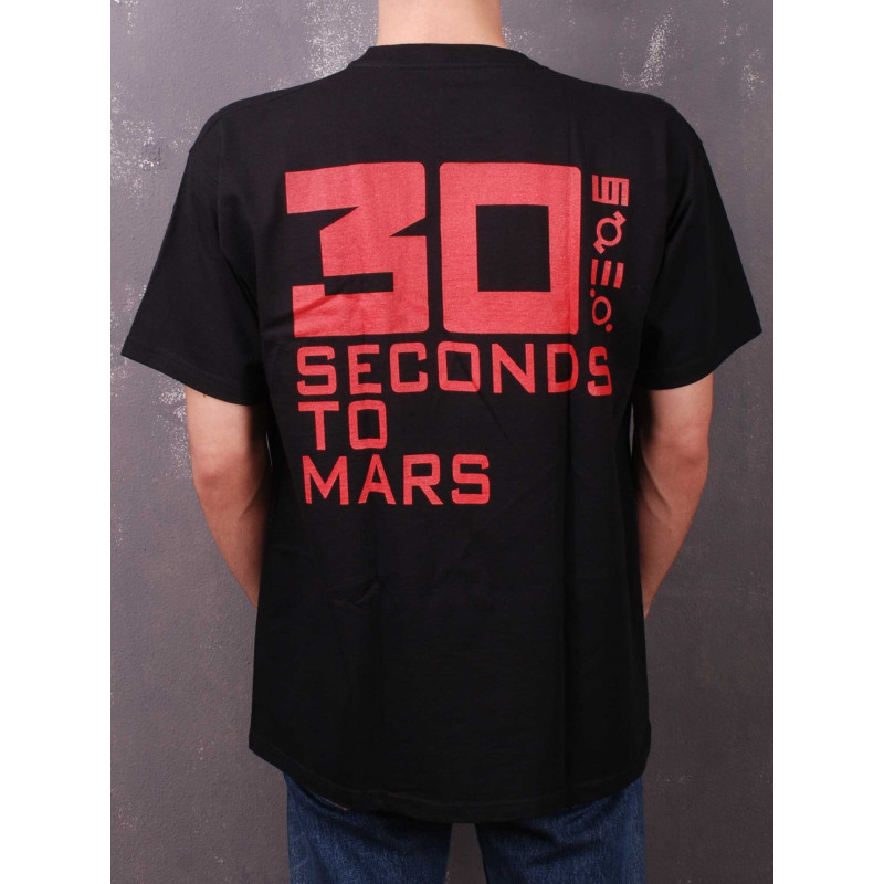 Футболка 30 Seconds To Mars Trio чорна