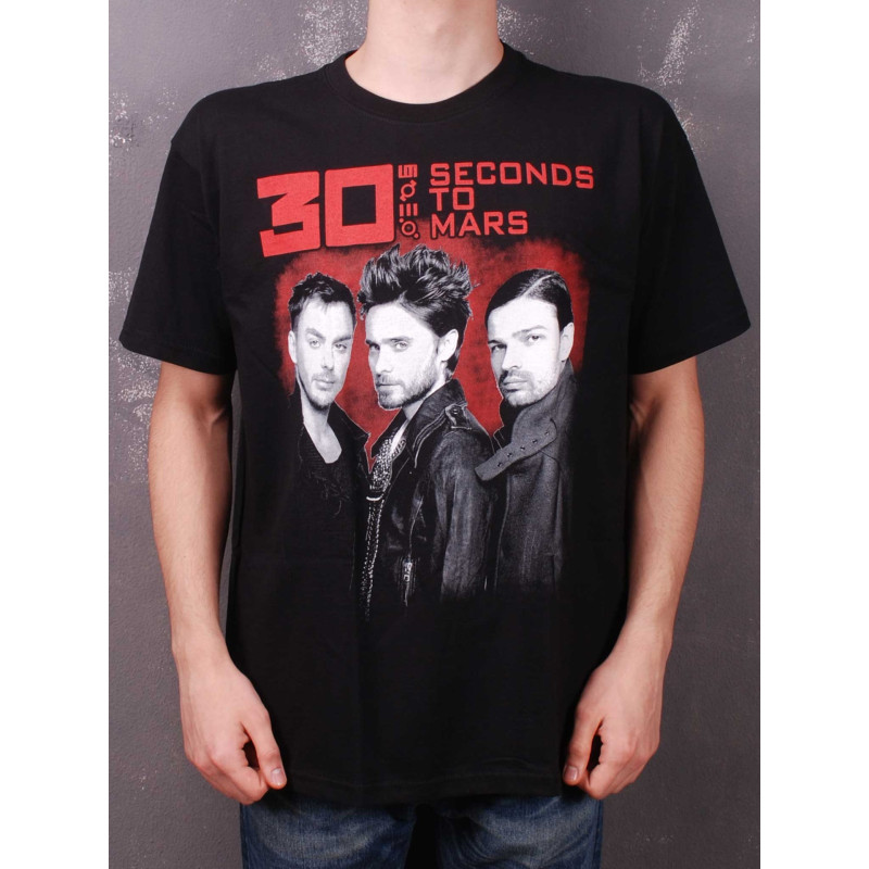Футболка 30 Seconds To Mars Trio чорна