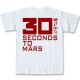 Футболка 30 Seconds To Mars Trio белая