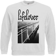 Світшот Lifelover - Pulver белый