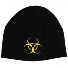 Шапка Biohazard вишита чорна