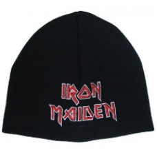 Шапка Iron Maiden Logo вишита чорна