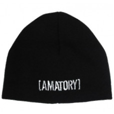 Шапка Amatory Logo вишита чорна