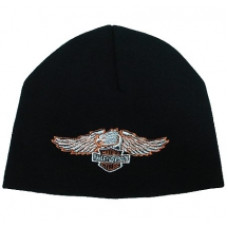 Шапка Harley Davidson Eagle вишита чорна