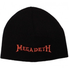 Шапка Megadeth вишита чорна