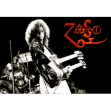 Постер на банерній основі Led Zeppelin - Jimmy Page 1