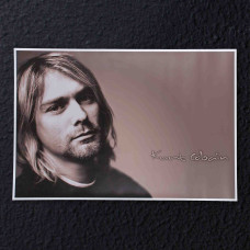 Постер на банерній основі Nirvana - Kurt Cobain 3