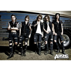 Постер на банерній основі Asking Alexandria 3