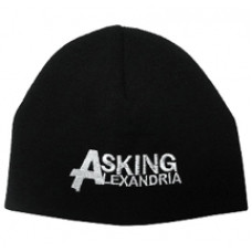 Шапка Asking Alexandria вишита чорна