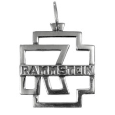 Кулон Rammstein хрест пустотілий