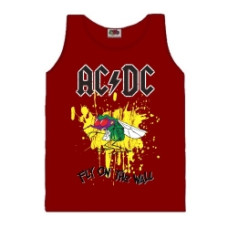 Майка AC/DC - Fly On The Wall червона