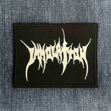 Нашивка Immolation White Logo вишита