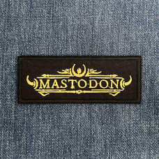 Нашивка Mastodon - Emperor Of Sand Gold Logo вишита