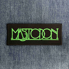 Нашивка Mastodon - The Hunter Alternative Green Logo вишита