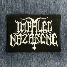 Нашивка Impaled Nazarene White Logo вишита