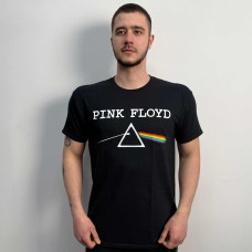 Футболка Pink Floyd - The Dark Side Of The Moon призма (Gildan) чорна