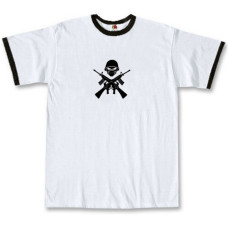 Футболка Iron Maiden - Logo Ringer White