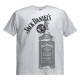 Футболка Jack Daniels Bottle світло-сіра меланжева