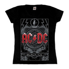 Футболка жіноча AC/DC - Black Ice New