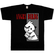 Футболка Angry Birds чорна