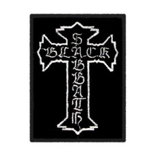 Нашивка Black Sabbath хрест вишита