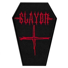 Нашивка Slayer труна вишита фігурна