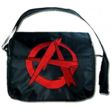 Сумка-листоноша з вишивкою Anarchy