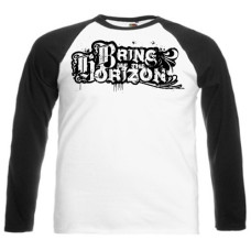 Лонгслів Bring Me The Horizon Logo реглан білий з чорними рукавами