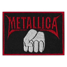 Нашивка Metallica кулак вишита