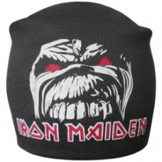 Шапка біні Iron Maiden катана сіра
