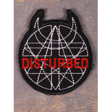 Нашивка Disturbed вишита