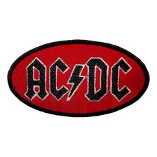 Нашивка AC/DC вишита овал