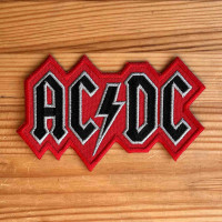 Нашивка AC/DC вишита фігурна