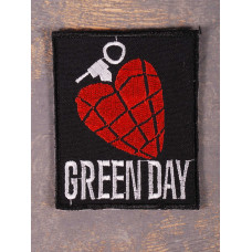 Нашивка Green Day граната вишита