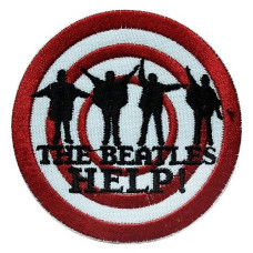 Нашивка The Beatles вишита кругла