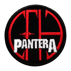 Нашивка Pantera вишита кругла