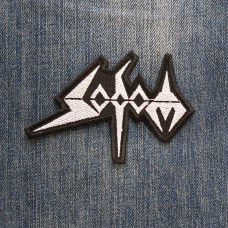 Нашивка Sodom White Logo фігурна вишита