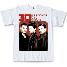 Футболка 30 Seconds To Mars Trio белая