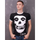 Футболка Misfits череп Ringer чорна