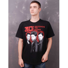 Футболка 30 Seconds To Mars Trio чорна
