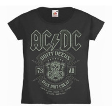 Футболка жіноча AC/DC - Dirty Deeds сіра
