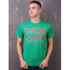Футболка Cannibal Corpse Logo зелена