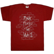 Футболка Pink Floyd - The Wall червона