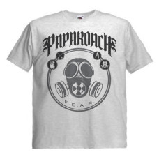 Футболка Papa Roach - Fear світло-сіра меланжева