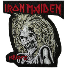 Нашивка Iron Maiden - Killers вишита фігурна (термонаклейка)