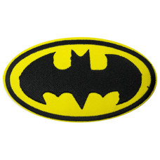 Нашивка Batman вишита велика овал (термонаклейка)