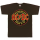 Футболка AC/DC - AUSTRALIA-EST-1973 коричнева
