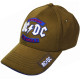 Бейсболка AC/DC - Highway To Hell 3D коричнева