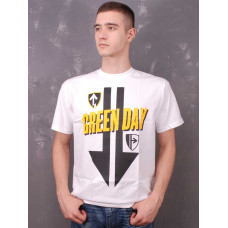 Футболка Green Day Стрілки біла