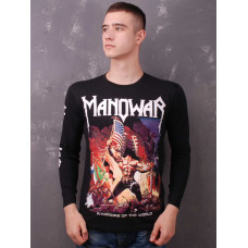 Лонгслів Manowar - Warriors Of The World (FOTL) чорний